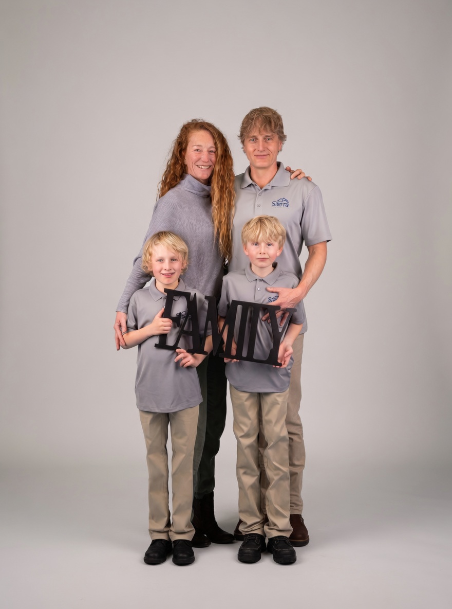 Joel Janson and his family